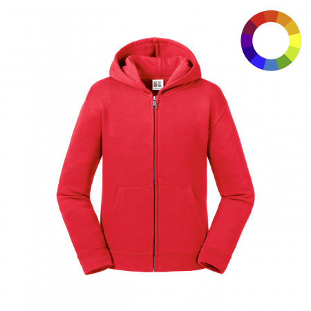 felpa uomo russel con zip