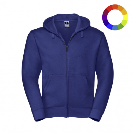 felpa uomo russel con zip